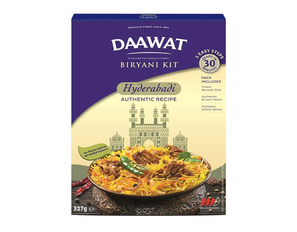 Daawat - 327g Hyderabadi Biryani Kit