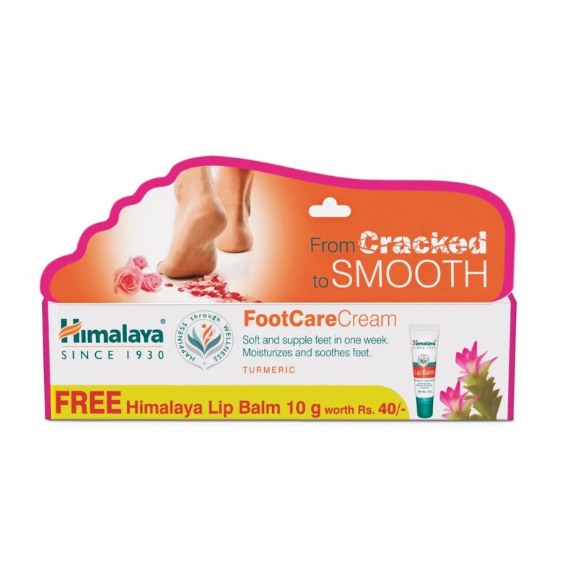 Himalaya Foot Care Cream - 12x20g+ Free Lip Balm 10g