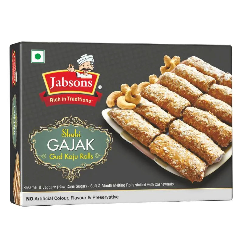 Jabsons Gajak Gud Kaju Rolls - 40x175g