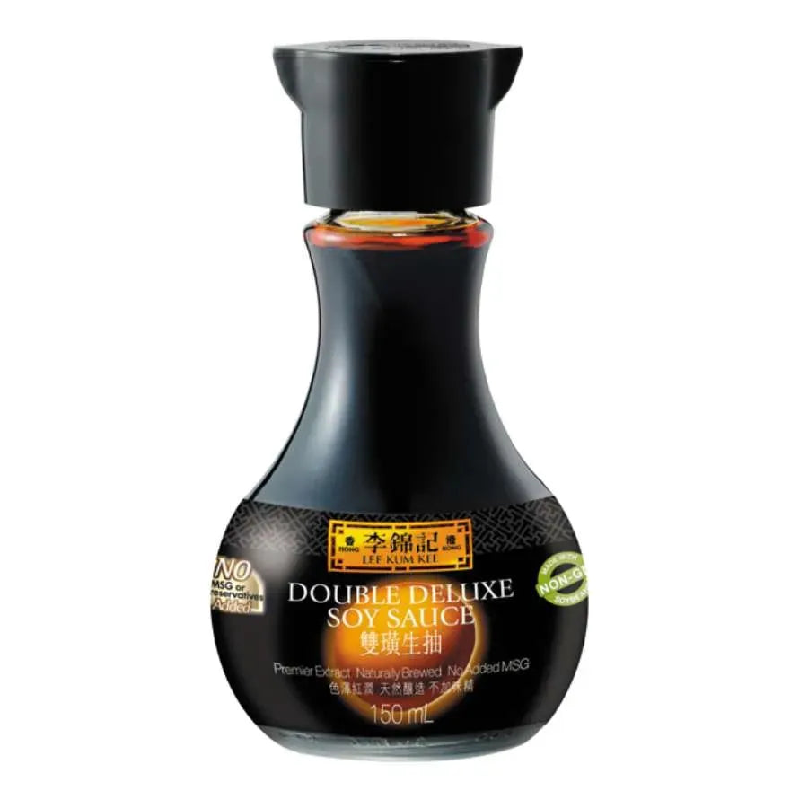 LKK Double Deluxe Soy Sauce - 12x150ml