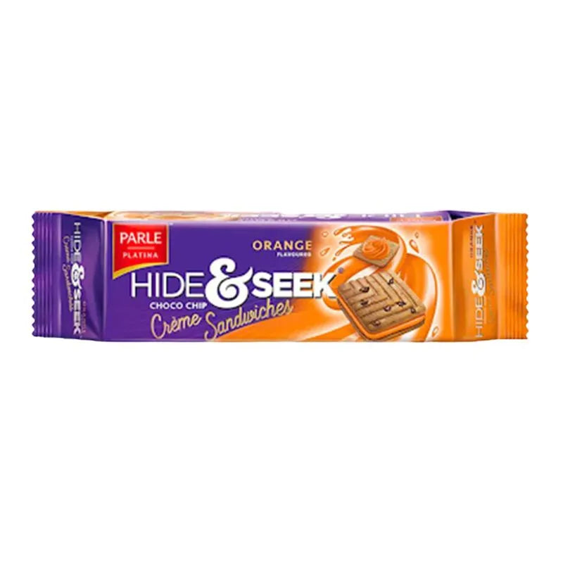 Parle Hide & Seek Choco Chip Creme Sanwich Orange Flavoured - 72x100g
