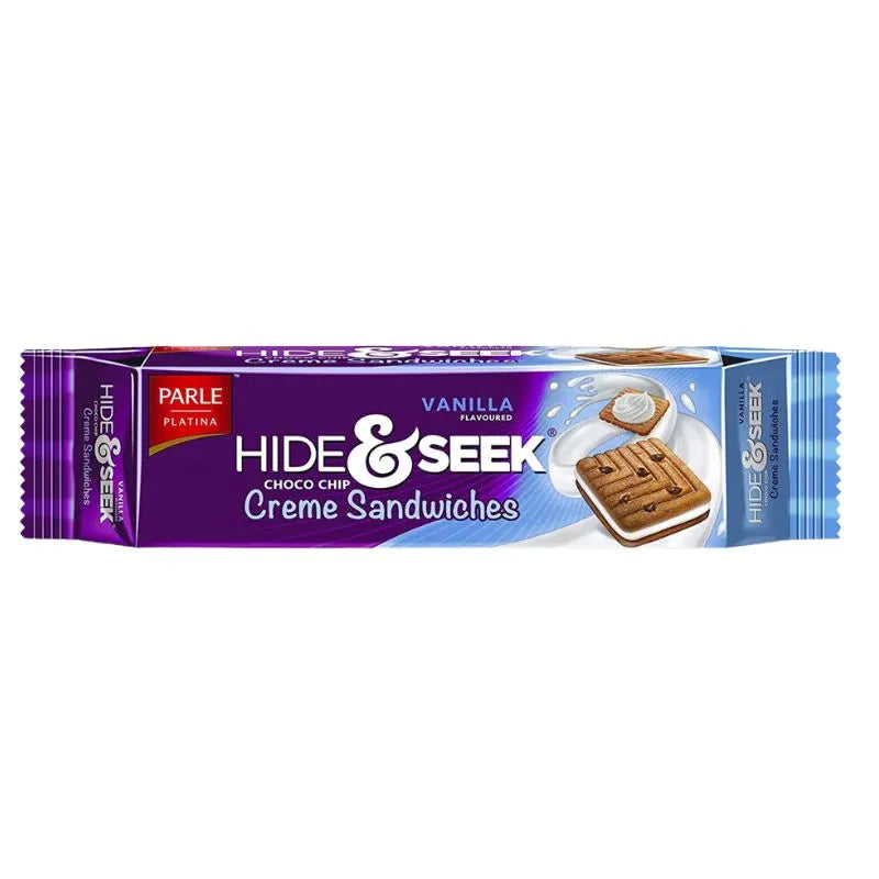 Parle Hide & Seek Choco Chip Creme Sanwich Vanilla Flavoured - 72x100g