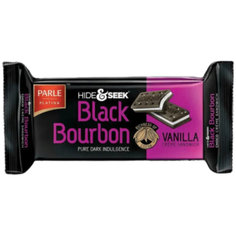 Parle Hide and Seek Black Bourbon Vanilla - 48x100g