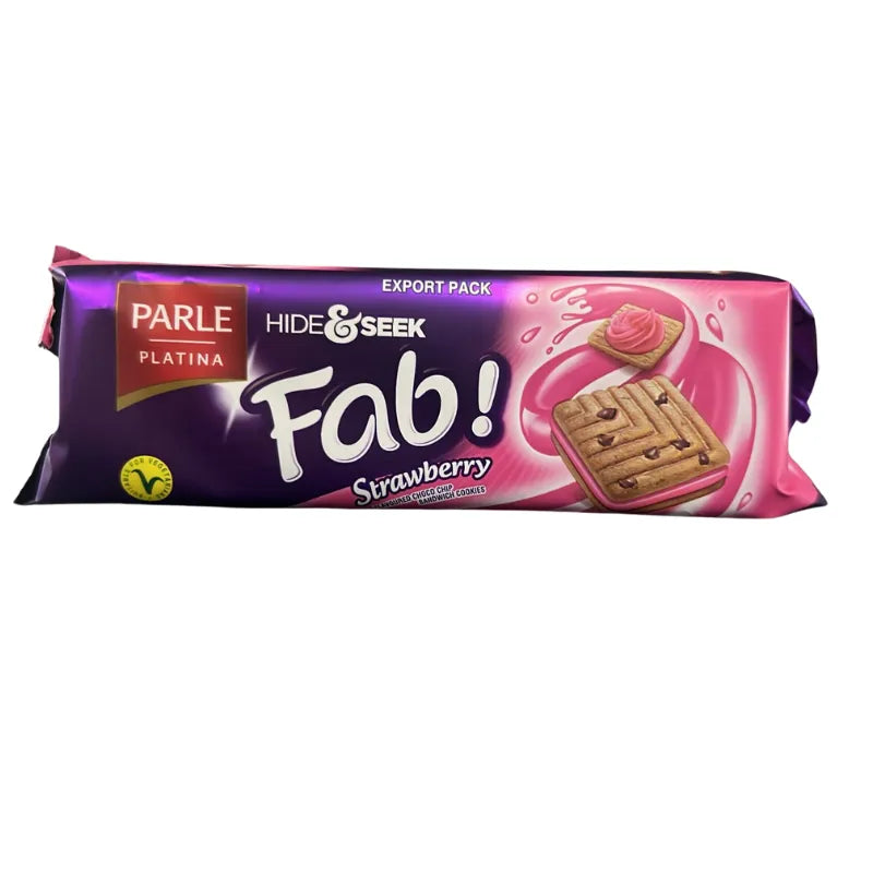 Parle Hide and Seek Fab Strawberry- 60x112g