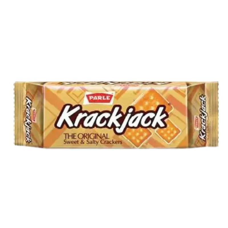 Parle Krackjack Sweet And Salty Snack Biscuits- 120x75.6g