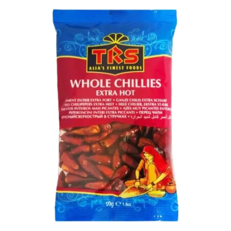 TRS Chillies Whole Ex. Hot 20 x 50g