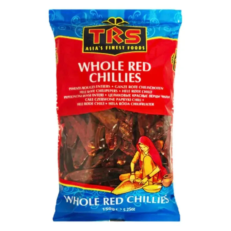 TRS Chillies Whole Red (Long) 10 x 150g