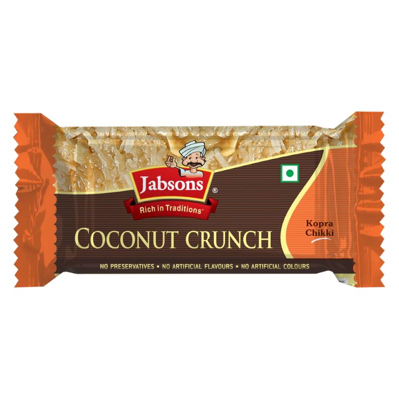 Jabsons Chikki Coconut Crunch - 20x30g