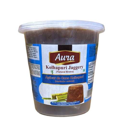Aura Kolhapuri Brown Jaggery - 12x1Kg