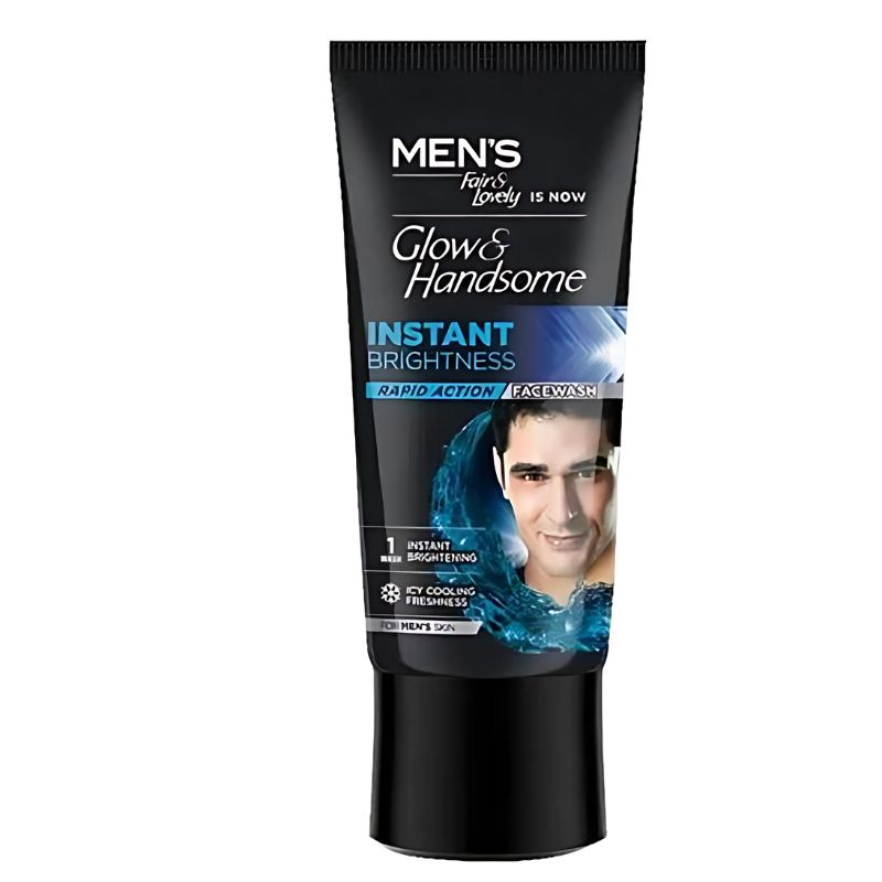 Men's Fair and Lovely Glow & Handsome Rapid Action Facewash - 48x50g