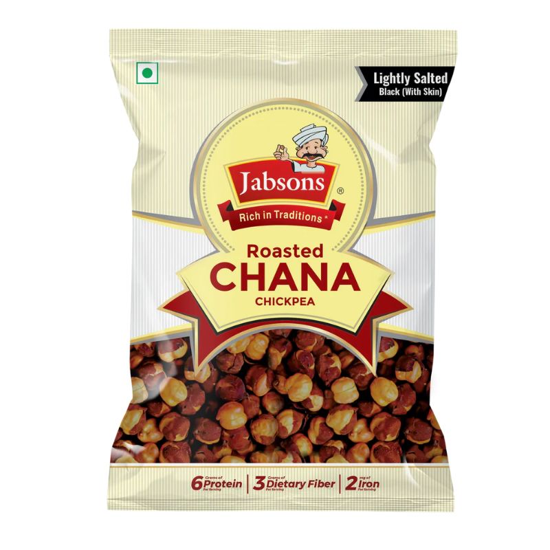 Jabsons Black Salted Roasted Chana - 24x200g