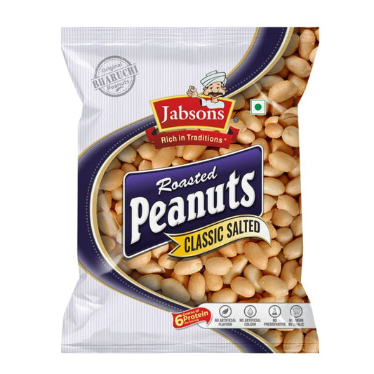 Jabsons Classic Salted Roasted Peanuts - 24x160g