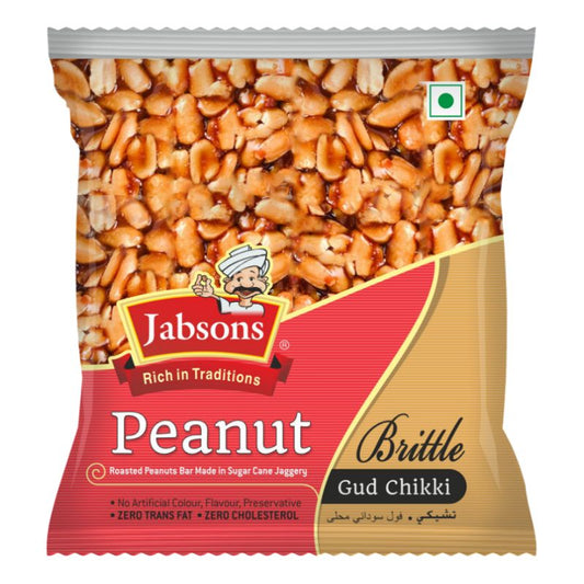 Jabsons Peanut Gud Chikki - 144x100g