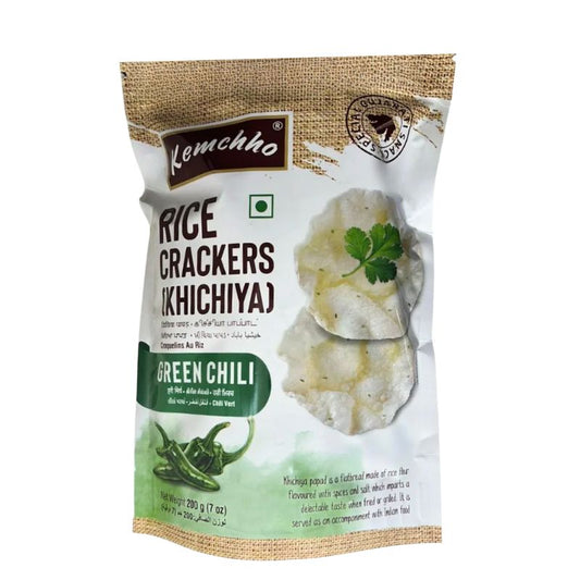 Kemchho Green Chilli Khichiya - 20x200g