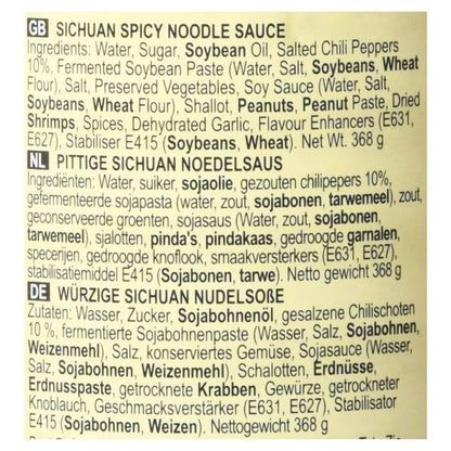 LKK Sichuan Spicy Noodle Sauce 12x368g