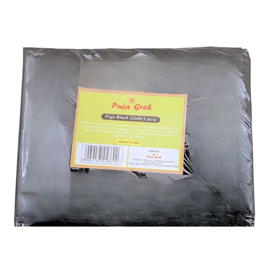 Puja Greh Pooja Black Cloth 85X75cm- 40pcs per box
