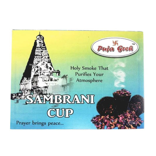 Puja Greh Sambrani Cup- 8 x 6 x 8Pcs