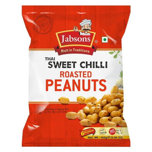 Jabsons Thai Sweet Chilli Roasted Peanut - 24x140g
