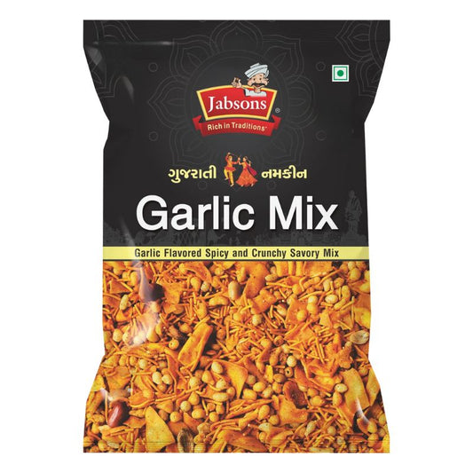 Jabsons Garlic Mix Namkeen - 24x200g