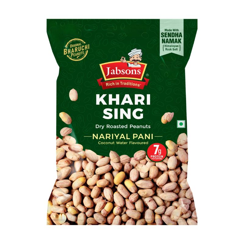 Jabsons Coconut Water Khari Sing Roasted Peanuts - 24x200g